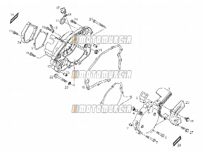 Variator carterdeksel