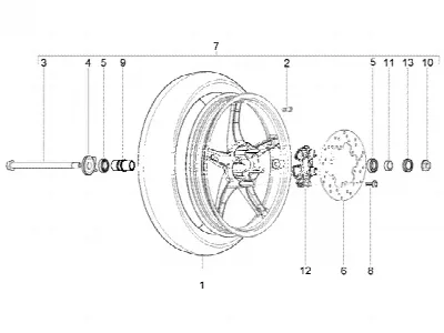 Roue avant