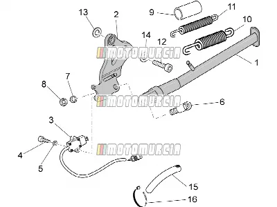 Béquille centrale