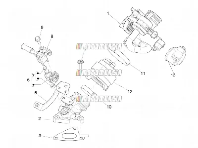 Corps de papillon - injecteur - joint d'induction