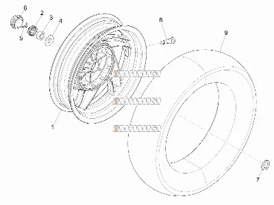 Roue arrière