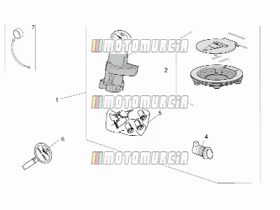 Kit de quincaillerie de serrure