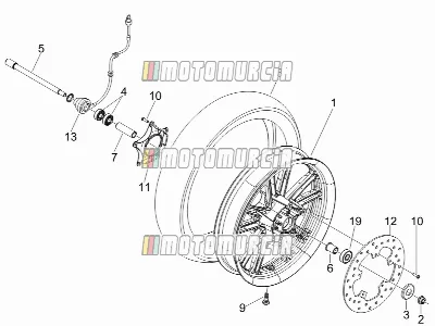 Roue avant