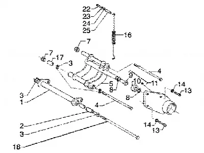 Bras oscillant
