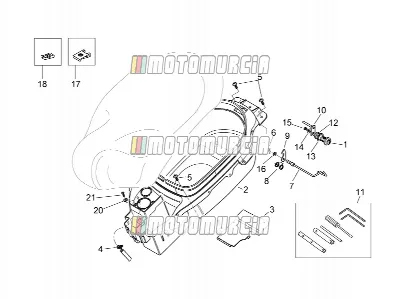 Compartiment pour casque