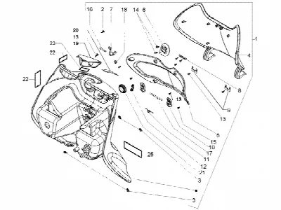 Vorderes Topcase