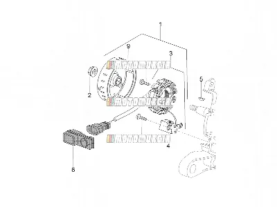 Conjunto magneto cdi / unidade de ignição