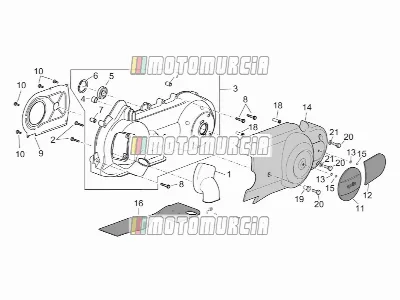 Moteur » couvercle de variateur
