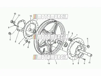 Roue avant