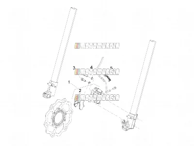 Bremssattel vorne