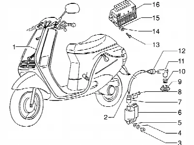 Faisceau de c?bles-r?gulateur-h.t. bobine