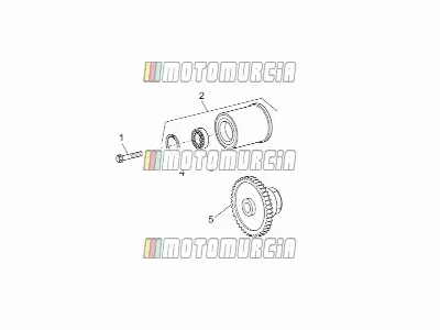 Moteur » poulie dentée