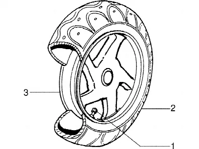 Roue arrière