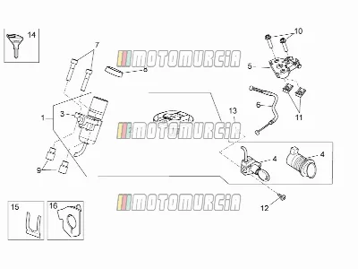 Hardwarekit voor slot