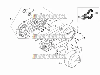 Plastico del motor