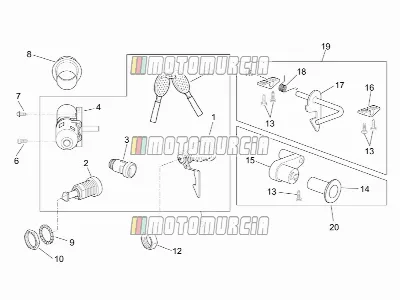 Rahmen » Schloss-Hardware-Kit