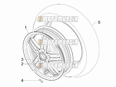 Roue avant