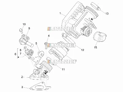 Gasklephuis - injector - inductiekoppeling
