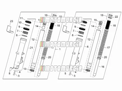 Forcella anteriore - standard