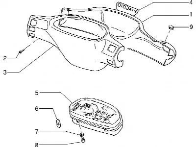 Speedometers Kms.-handlebar Covers