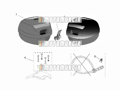 Acc. - top/cases, valises latérales
