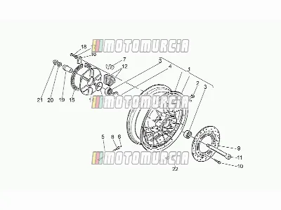 Roue arrière