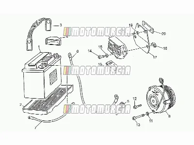 Saprisa-Batterie - Generator