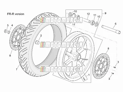 Roue avant version r-rf
