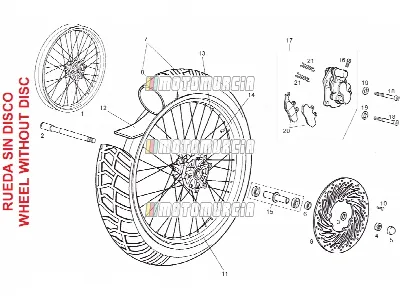 Roue avant