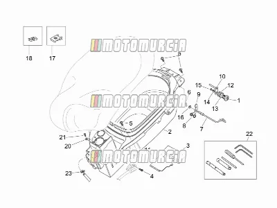 Compartiment pour casque