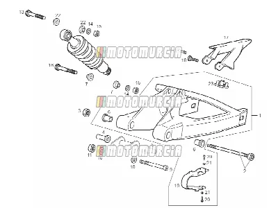 Swing Arm - Shock Absorber