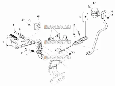 Achterste hoofdcilinder