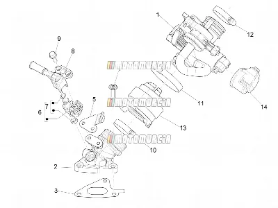 Corps de papillon - injecteur - joint d'induction