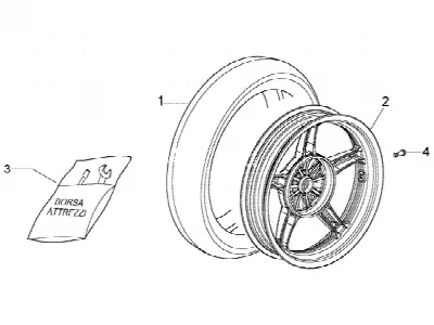 Roue arrière