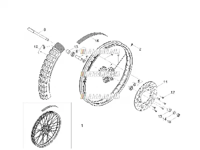 Roda dianteira