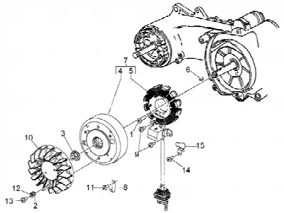 Magnéto du volant