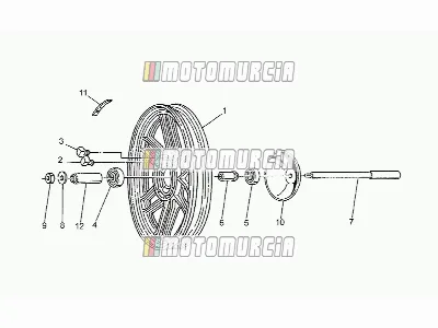 Hinten w. zum Rahmen pg17000