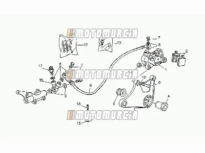 Bremssattel hinten