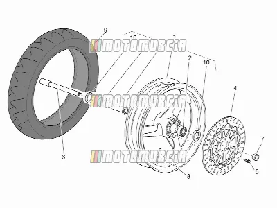 Roue avant
