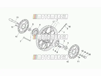 Roue avant