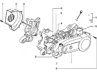 Couvercle d'embrayage-couvercle de bobine