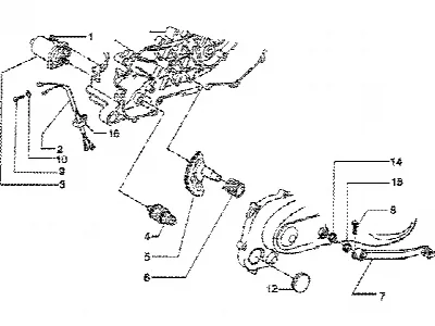 Palanca de arranque del motor de arranque
