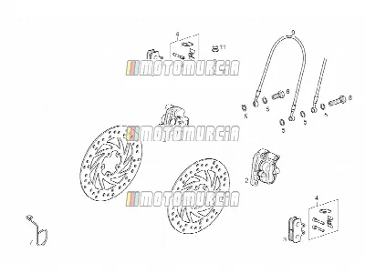 Vorderer Bremssattel
