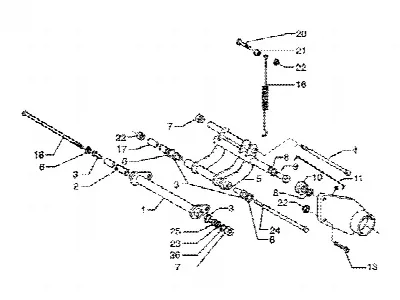 Bras oscillant