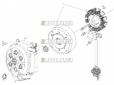 CDI-Magnetzünder-Baugruppe