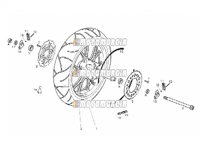 Ruota posteriore