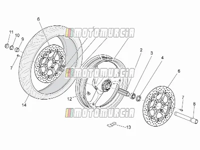 Roue avant