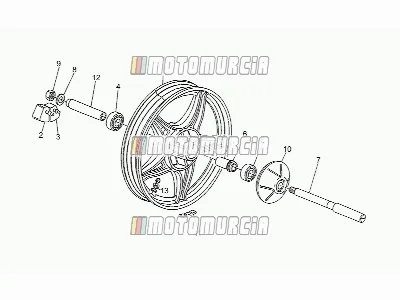 Roue arrière