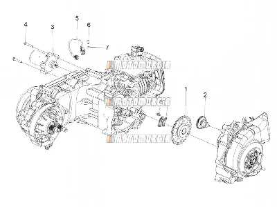 Démarreur du moteur