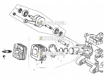 Drive Shaft - Cylinder - Piston